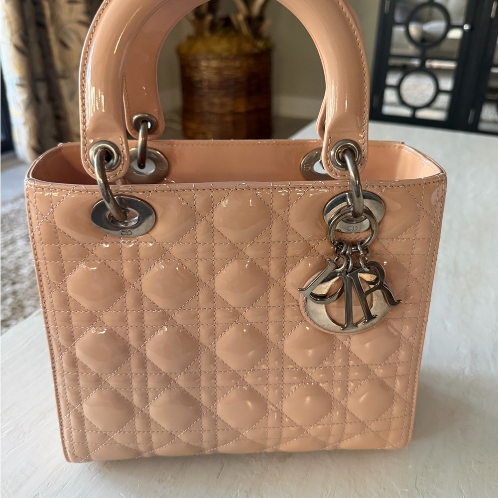 Dior Blush Quilted Mini Bag